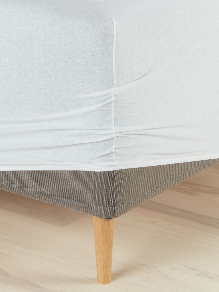 Простынь на резинке JENNY 90x200x35 белый