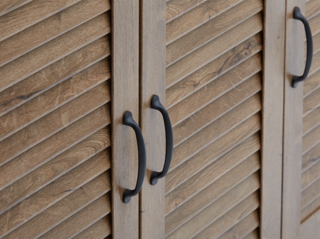 Bufet MANDERUP 3 uși 3 sertare stejar sălbatic