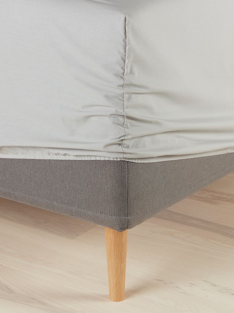 Простынь на резинке DAGNY 90x200x35см светло-серый