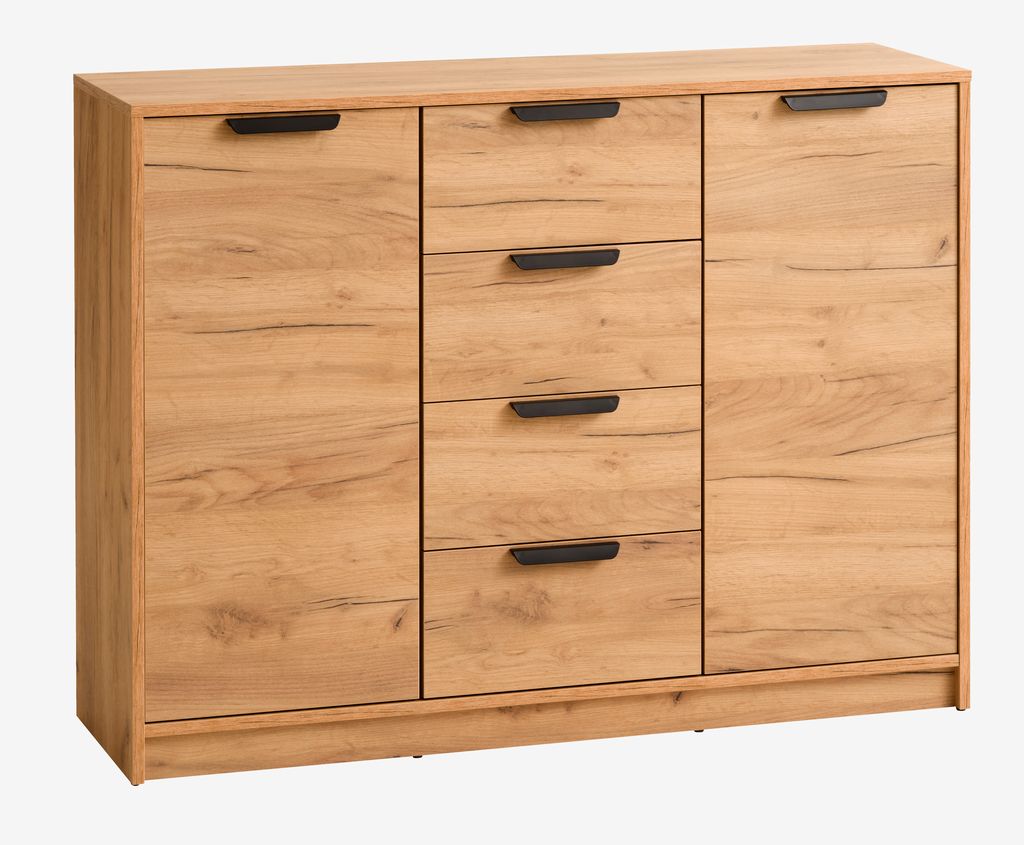 Bufet JENSLEV 2 usi 4 sertare stejar