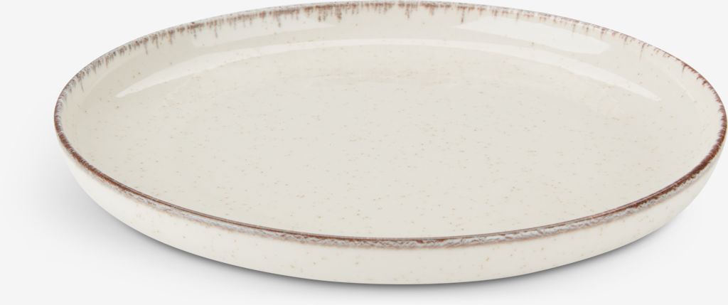 Farfurie FERDUS Ø19cm ceramică bej