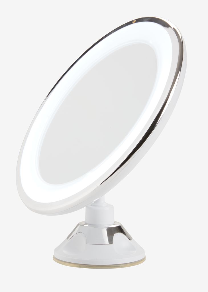 Зеркало VEDDIGE LED Ø20x22см белый