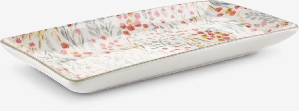 Platou EMIL 11x25cm cu flori