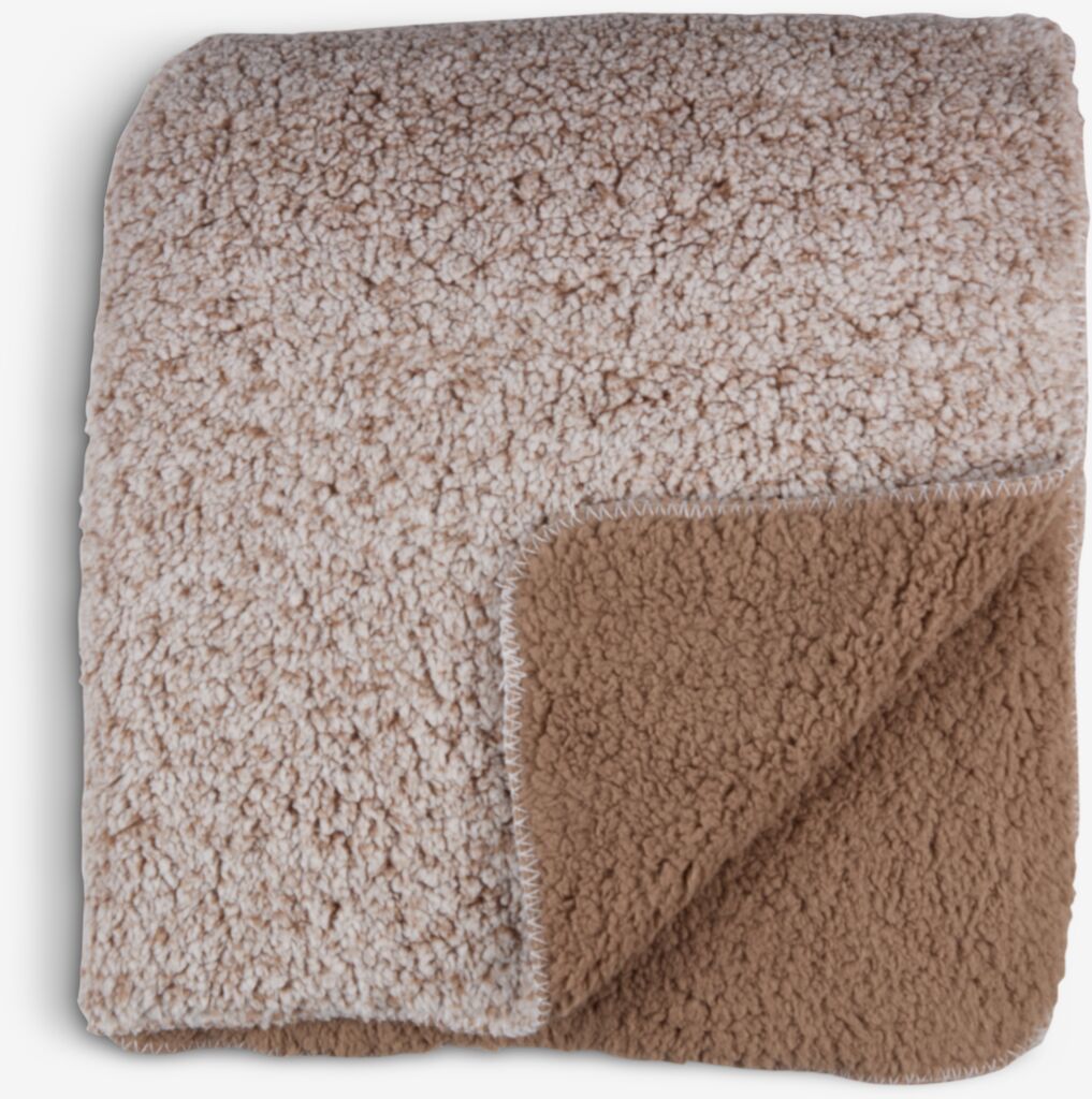 Pătură fleece STORFRYTLE 200x220 maro