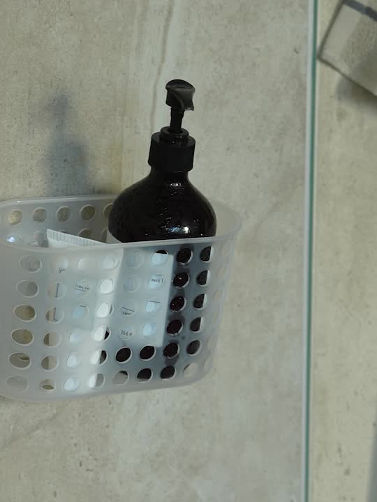 Coș pentru duș STOCKA cu ventuze