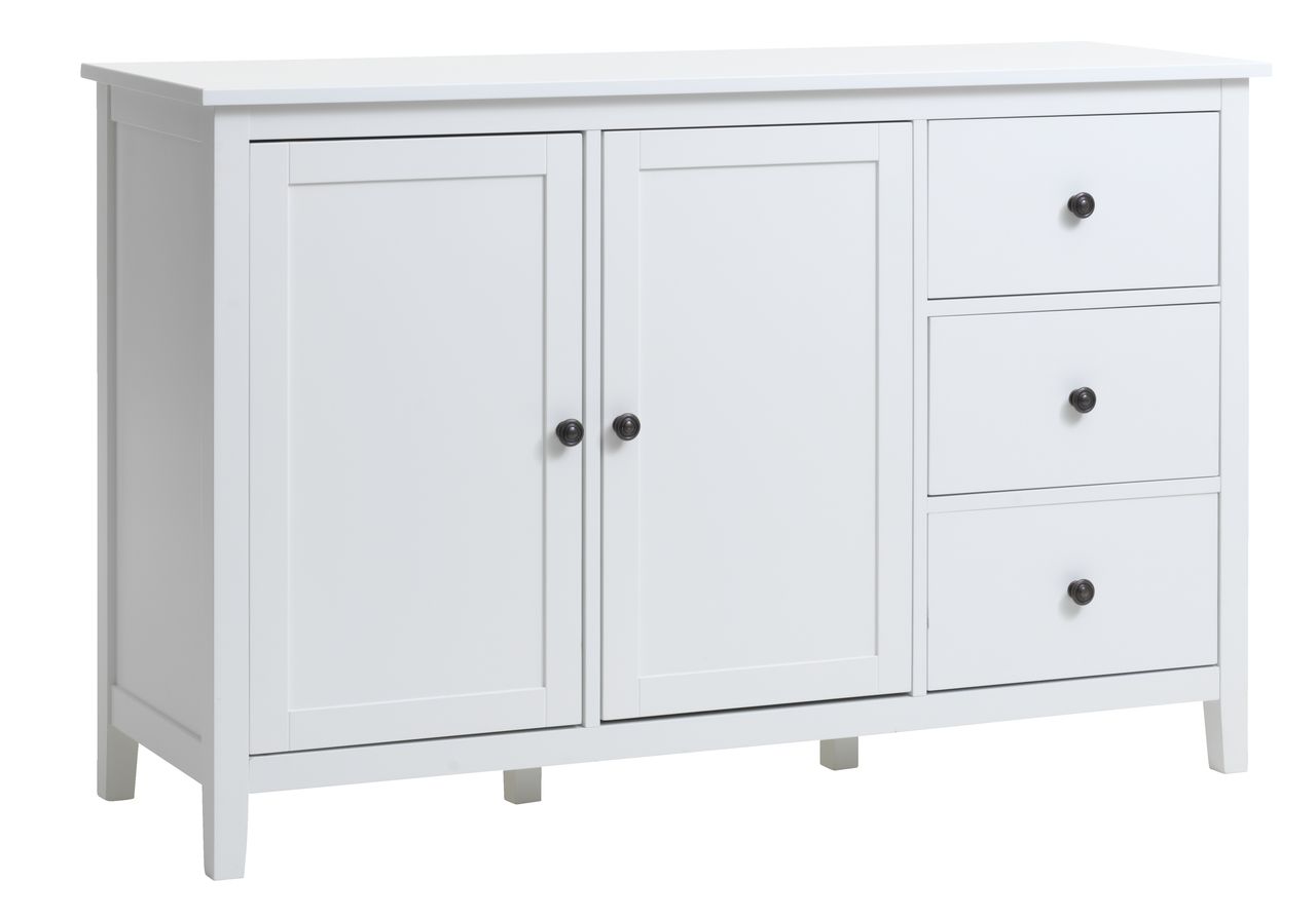 hemnes хемнэс шкаф витрина с 3 ящиками