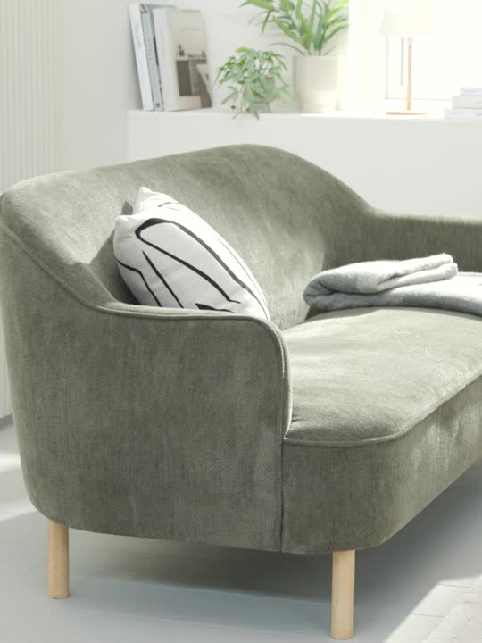 Pernă HVITVEIS 45x45 alb-murdar/negru