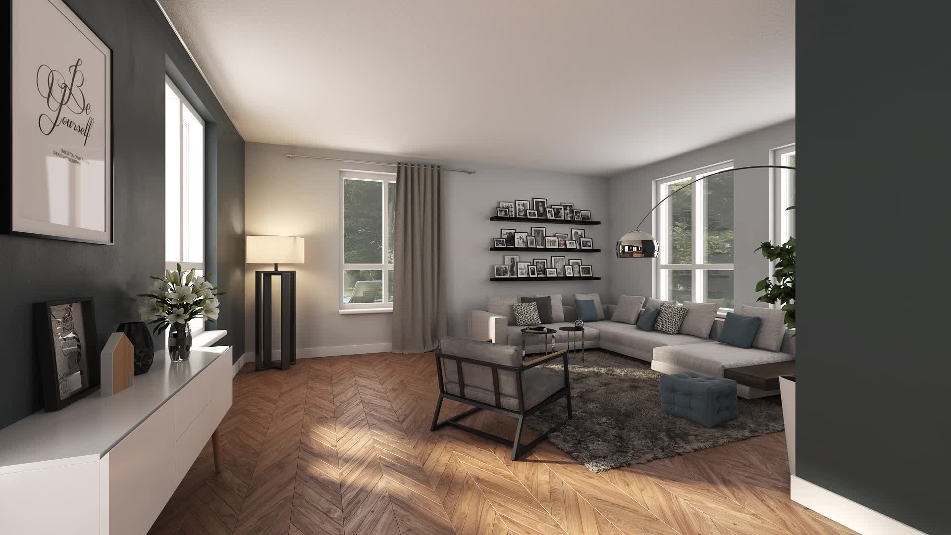 Draperie ANHOLT 140x300 kaki