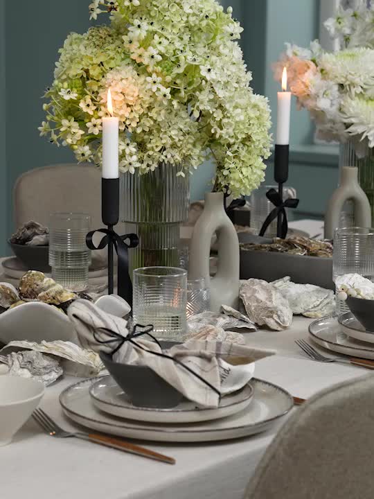 Sfeșnic OLAV Ø9x24cm negru