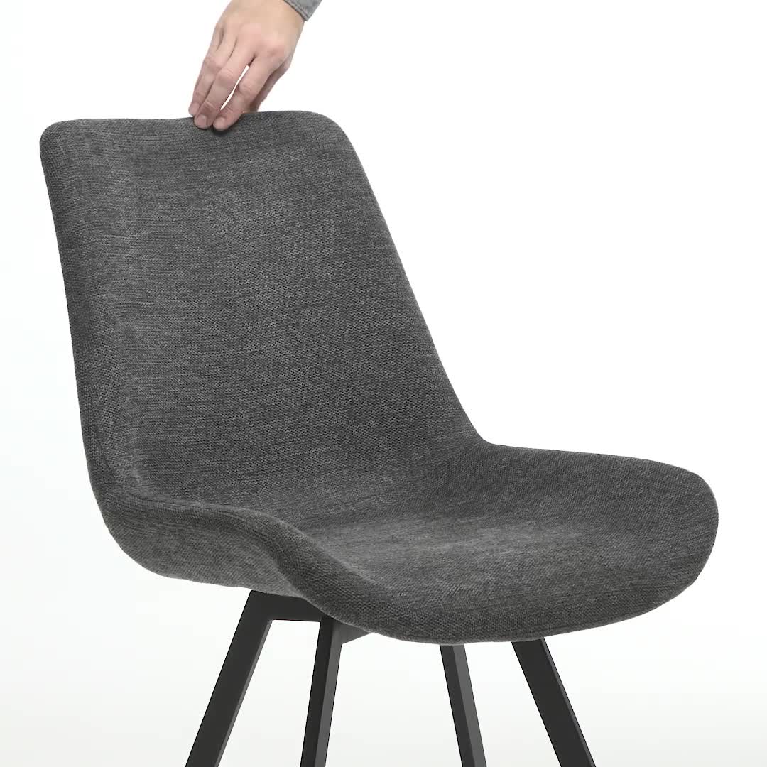 Стул HYGUM серый/черный