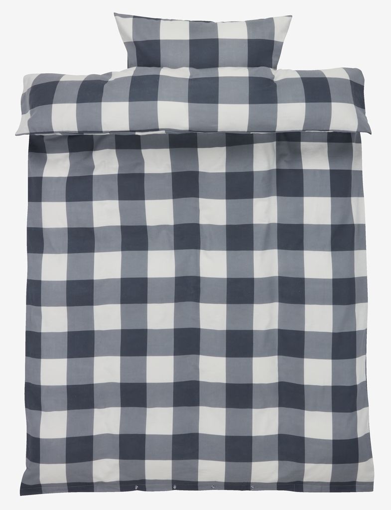 Lenjerie pat flanel SCOTTI 140x200 gri/alb