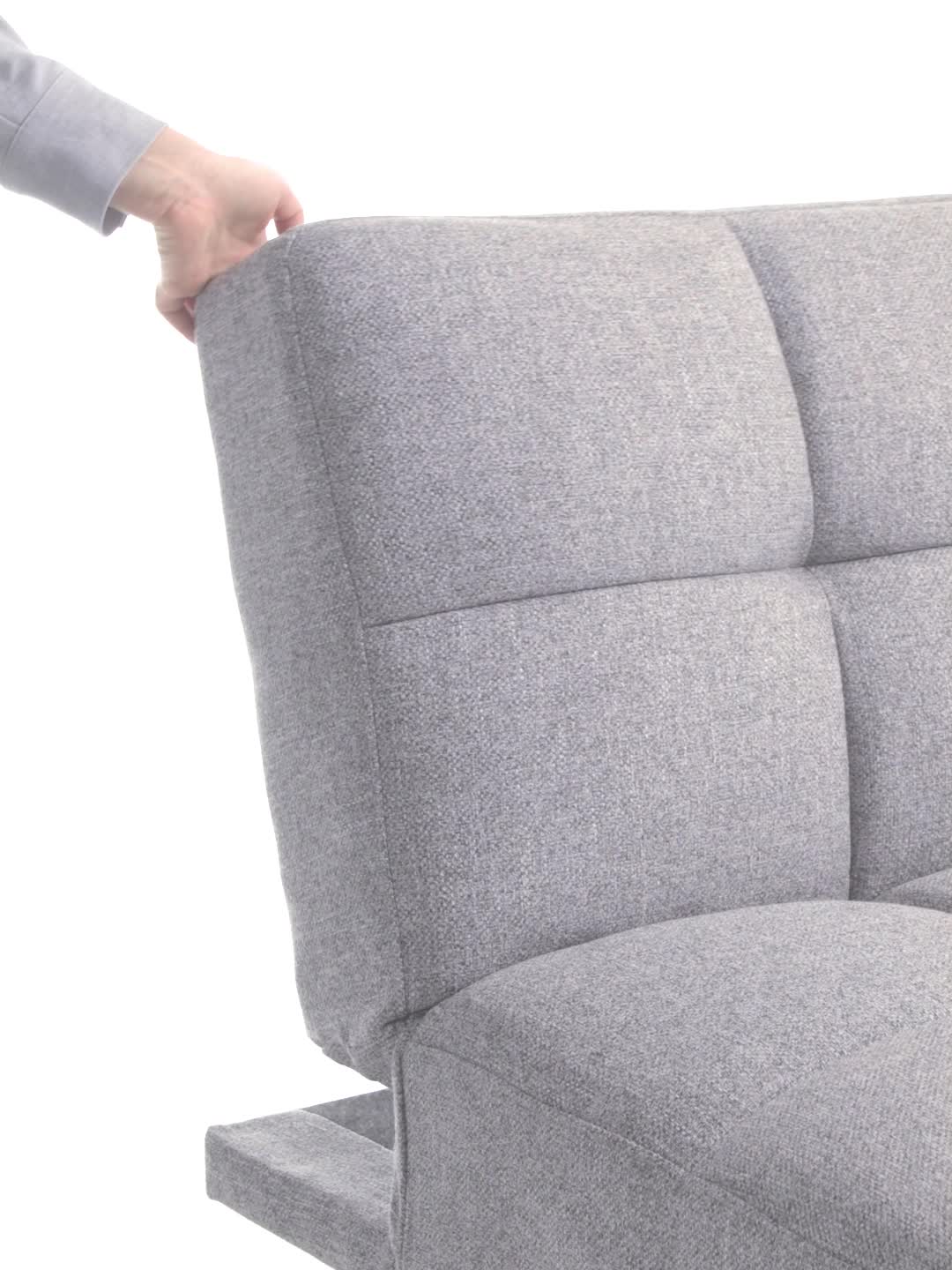 Раскладной диван NEJEDE светло-серый