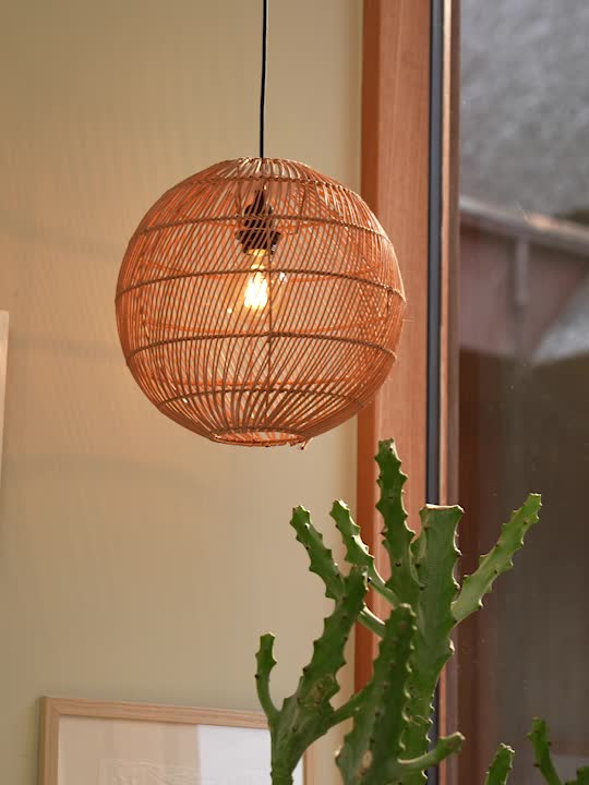 Lustră HAAKON Ø35cm ratan