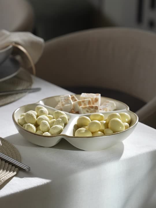 Bol JENSEN Ø22x4cm alb