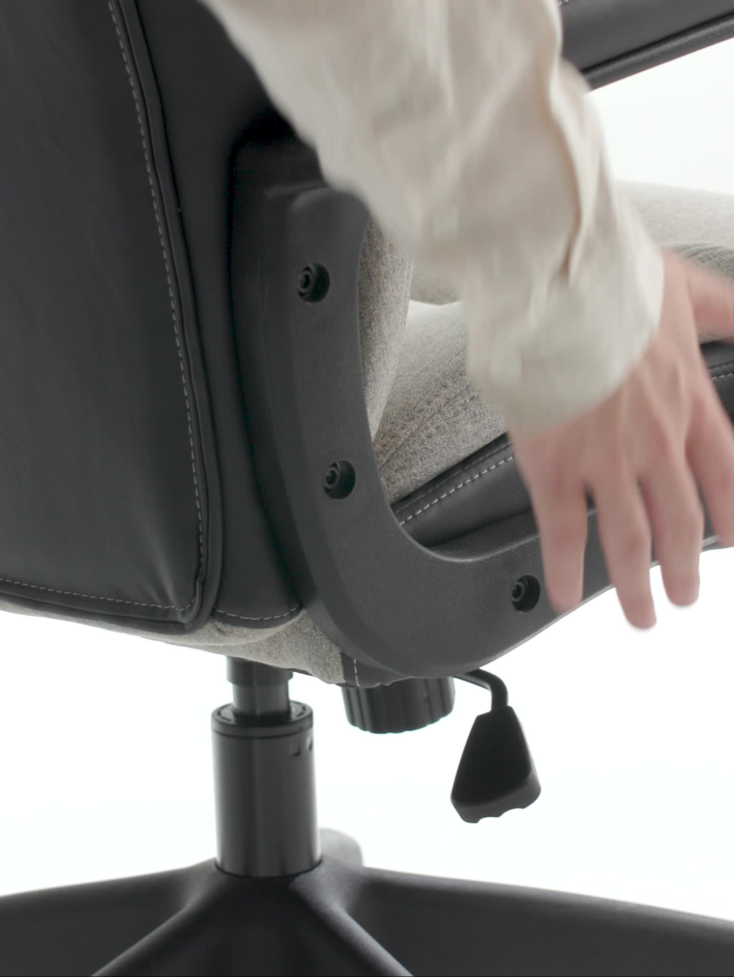 Scaun birou MARBJERG gri/negru