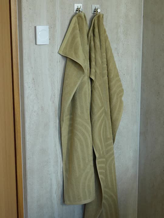 Prosop baie IDALA 50x90 galben