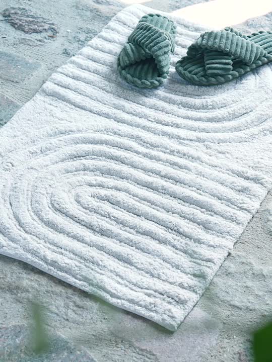 Covoraș baie MUNKFORS Ø65cm natur