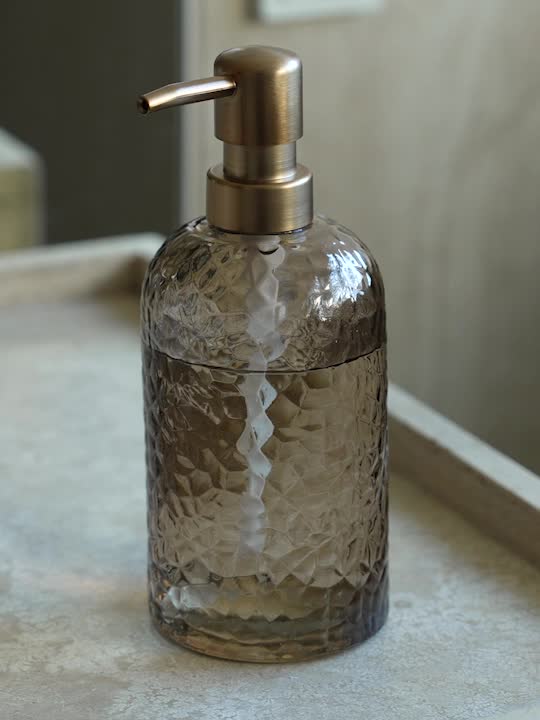 Dozator săpun GENEVAD sticlă maro