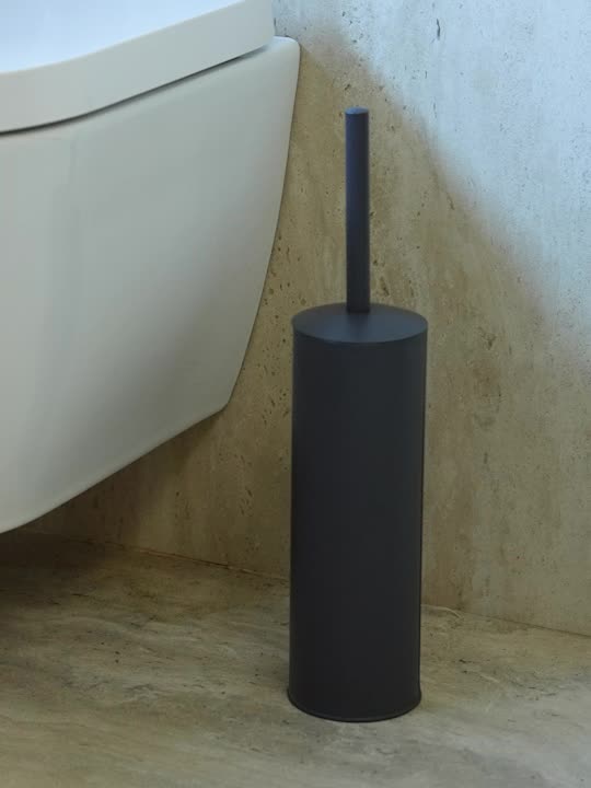 Perie WC BALSBY oțel gri antracit