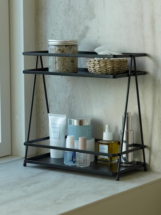 Raft baie NACKA 14x26x28cm negru