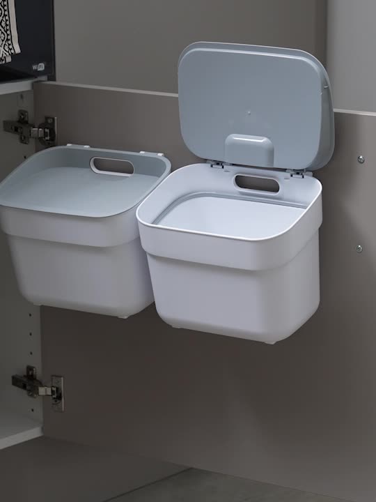 Coș gunoi READY TO COLLECT 10L alb