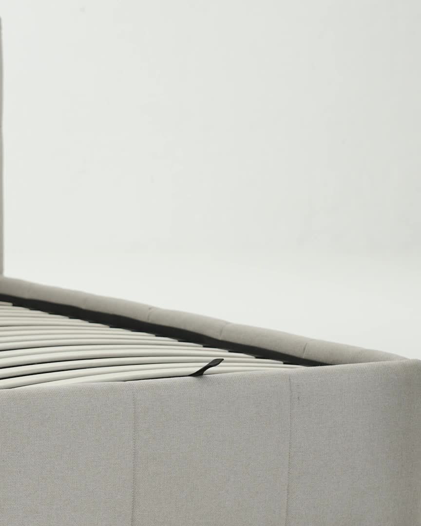 Cadru pat VEMMELEV 90x200 bej