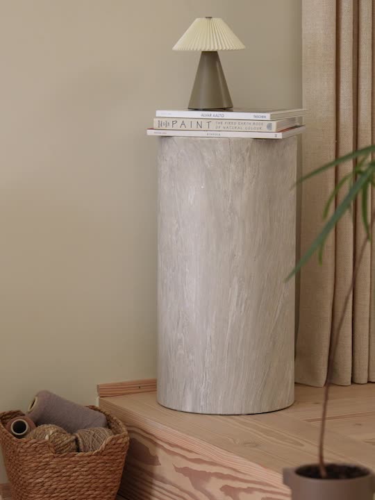 Suport flori LUMBY Ø30 aspect marmură