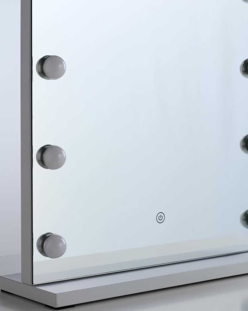 Oglindă machiaj ENGLERUP 12 becuri alb