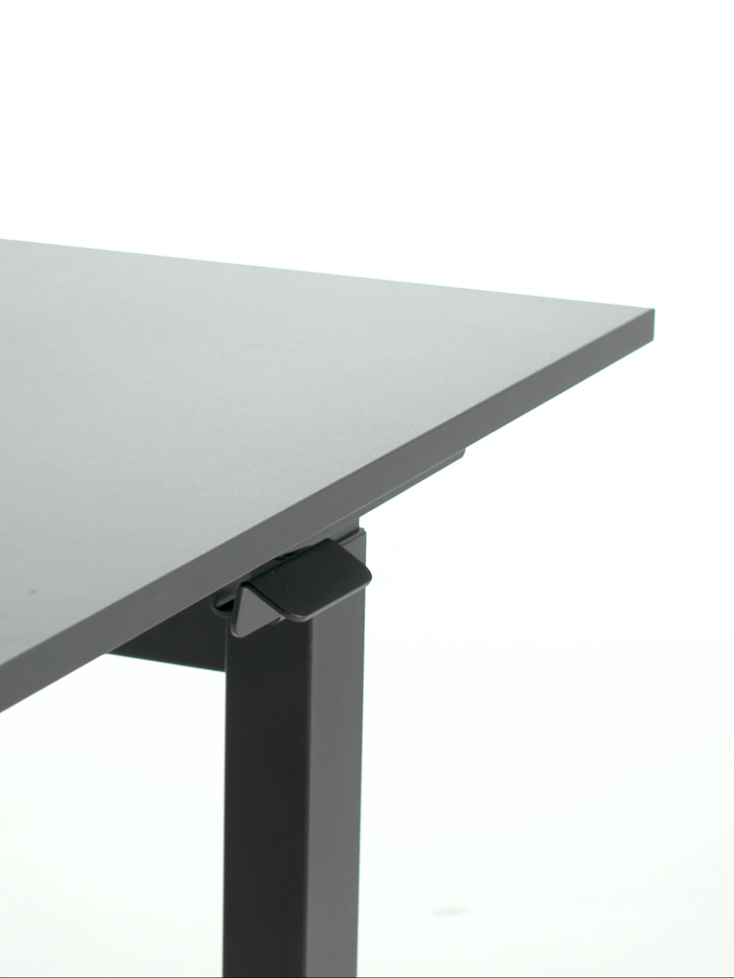 Birou reglabil LUNDTOFT 70x130 negru