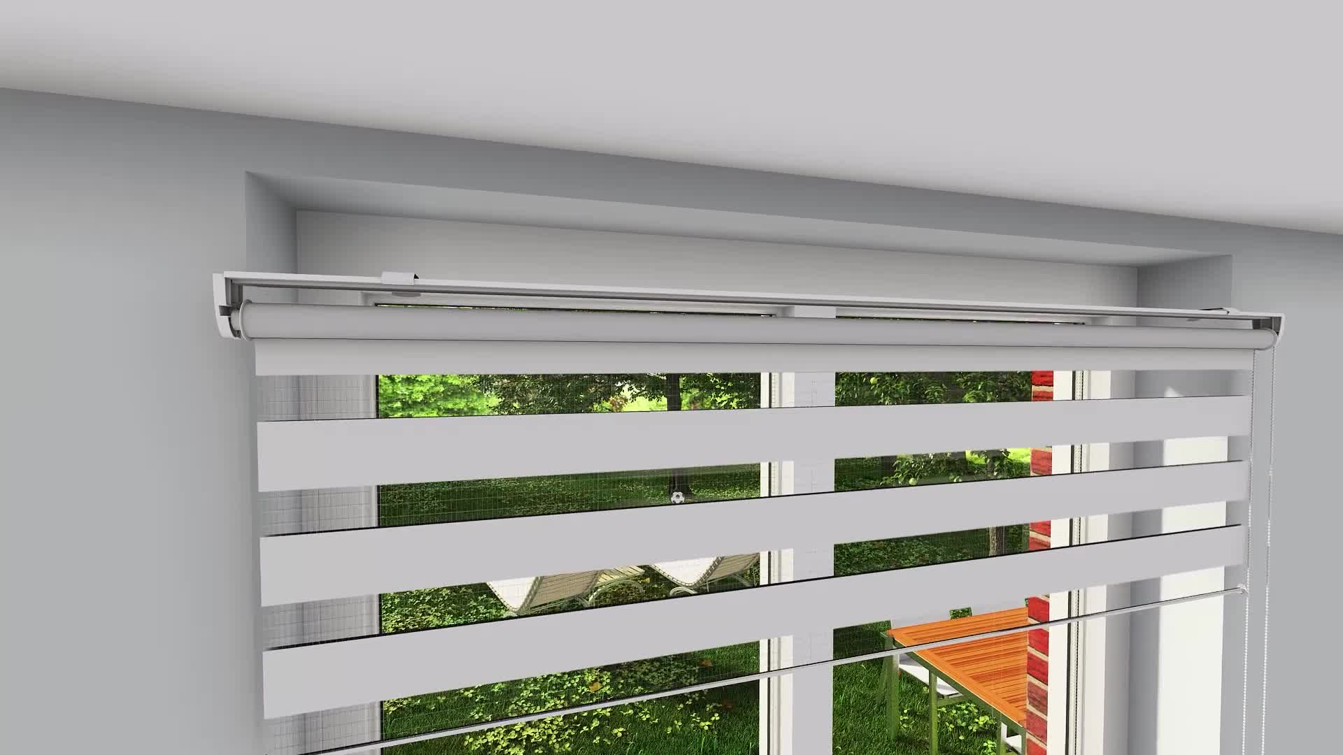 Jaluzea Duo FEMRIS 140x180 cm gri